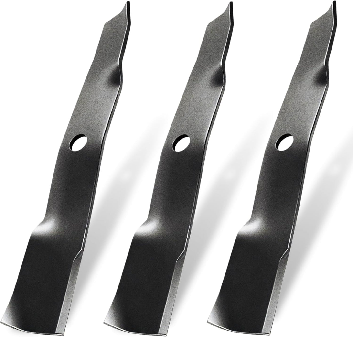 GANCO M145476 Mulching Blades for John Deere 48 Inch Mower GX255, GX325, GX335 Replacement Part Lawn Mower Accessories (Pack of 3 Lawn Mower Blades)