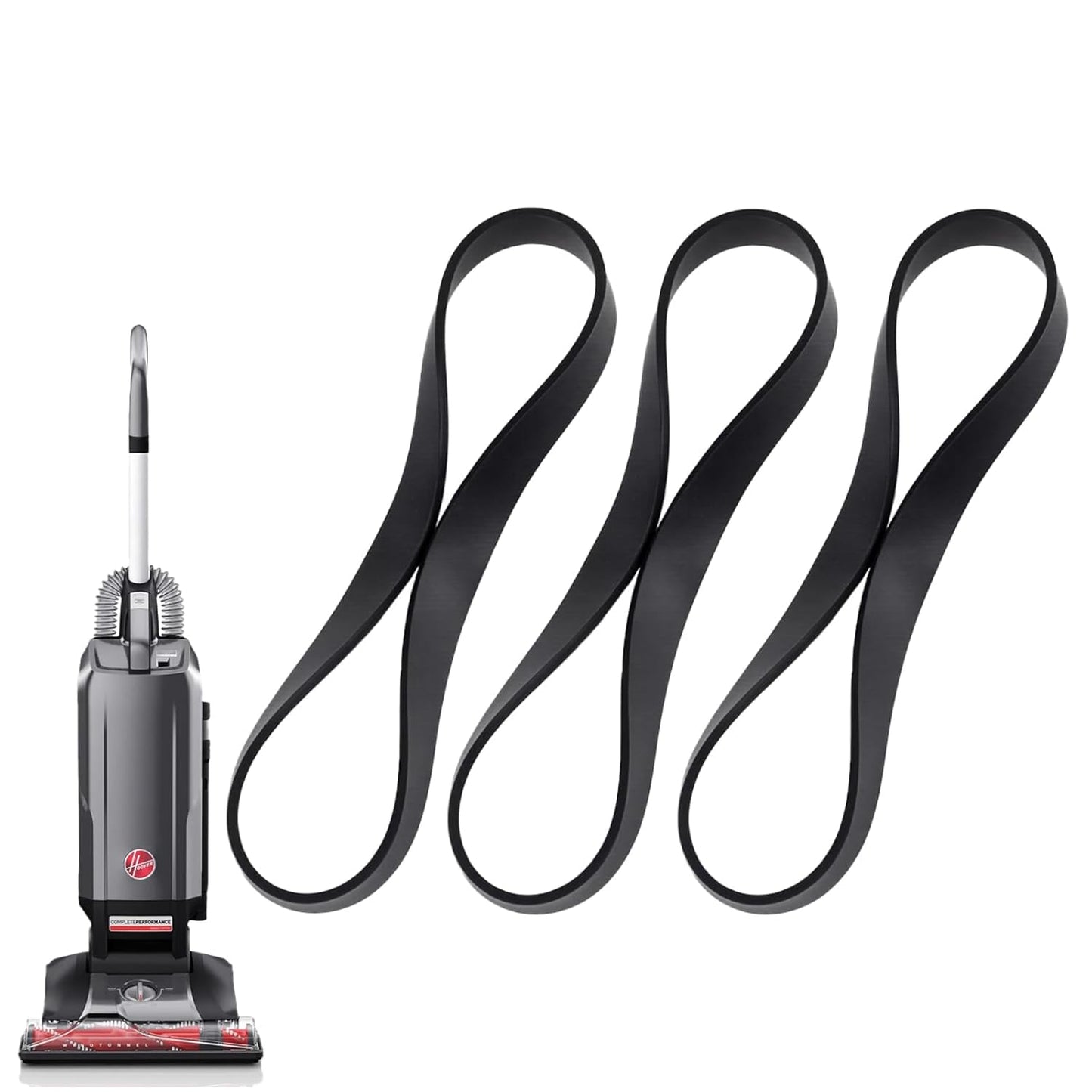 GANCO 1604895 Vacuum Belt Replacement for Bissell Powerforce Compact 2112 1520 23T7 23T7V, Pack of 3 Belts