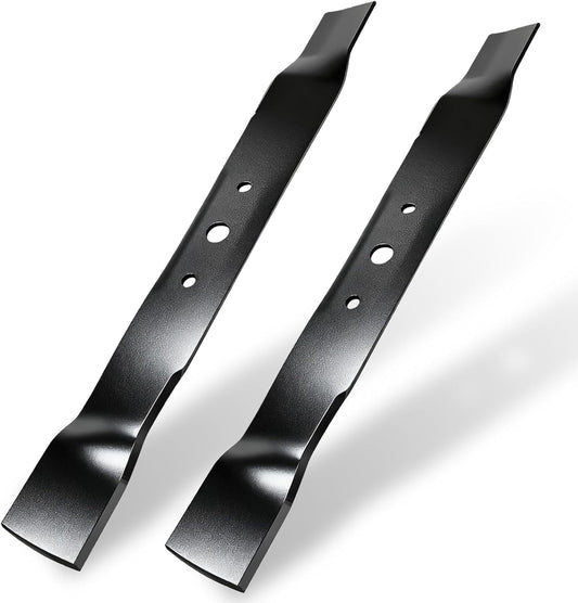GANCO GX20249 Mulching Blades for John Deere 42 Inch Mower L110 L118 Replacement Parts Mower Accessories (Pack of 2 Lawn Mower Blades)