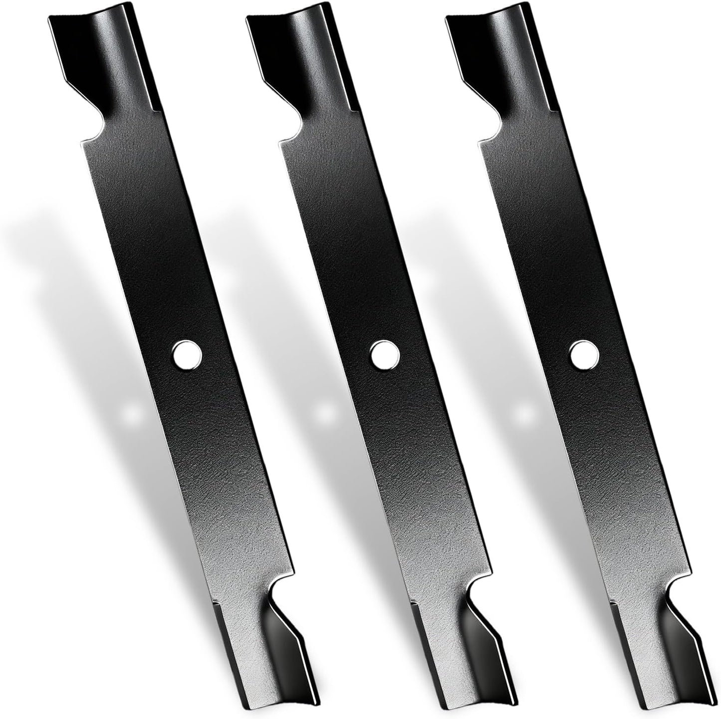 GANCO 115-9650-03 Mulching Blades for Toro Timecutter 54 Inch Mower ZX5400 ZX5420 ZX5450 Replace 115-4999 115-4999-03 115-2454-03 (Pack of 3 Lawn Mower Blades)