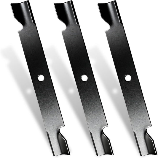GANCO 115-9650-03 Mulching Blades for Toro Timecutter 54 Inch Mower ZX5400 ZX5420 ZX5450 Replace 115-4999 115-4999-03 115-2454-03 (Pack of 3 Lawn Mower Blades)