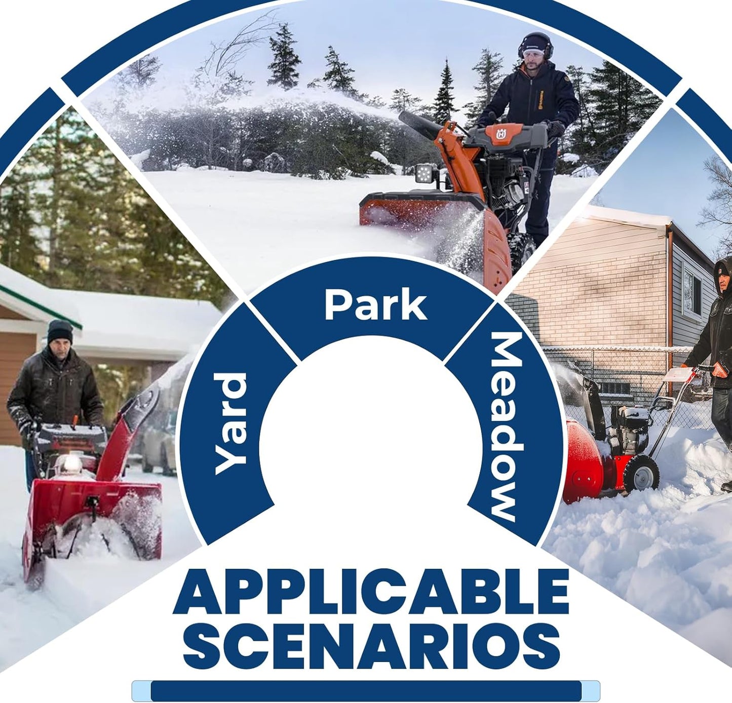 GANCO 754-0356 Snow Blower Replace 3/8 Inch x 35 1/2 Inch Snowblower Auger Belt Snow Thrower Equipment Repair Aceesories Replacement Part for Ariens 07200111 MTD 954-0356 Toro 623900