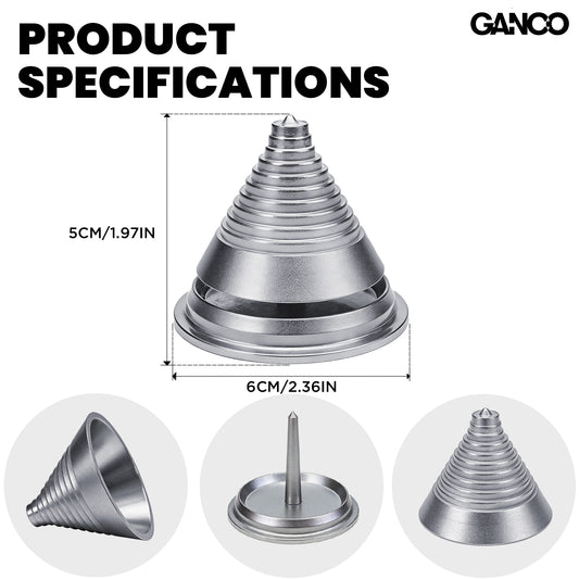 GANCO Precision Mower Blade Balancer Metal Balances Blades After Sharpening Fits to Most Lawn Mower Blades